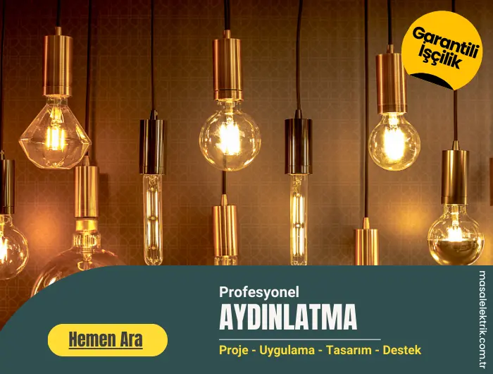 Aydınlatma Çözümleri hizmeti - Masal Elektrik