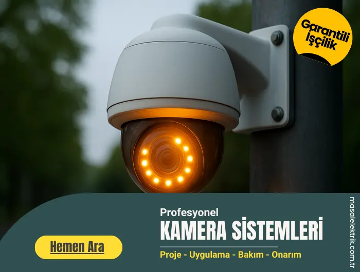 Kamera ve Güvenlik Sistemleri hizmeti - Masal Elektrik